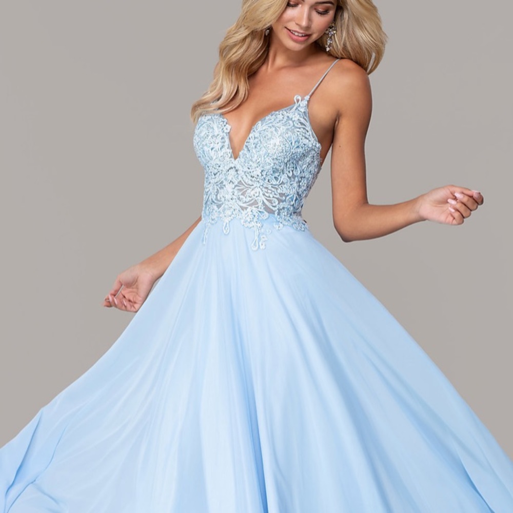 ICE BLUE DRESS